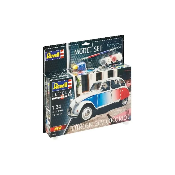 REVELL Model Set Citroen 2 CV Coccorico 1:24