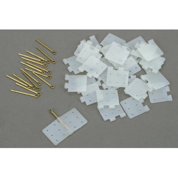 DU-BRO Nylon hngsler 19x38mm, 15 stk. Heavy Duty