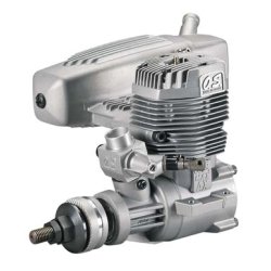 OS 75 AX 2-takt Metanolmotor, 12,29ccm med lyddmper.