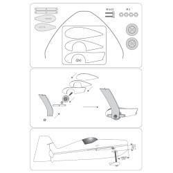 Landingsstel til 80cm EPP modeller