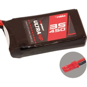POWER ULTRA HP 450mAh 11,1 Volt 3S 25(50)C Lipo Batteri