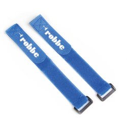 Robbe Battery Straps M 25x200mm. w. siliconpad 2 stk.