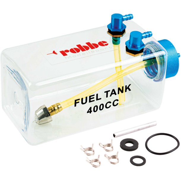 Robbe Modellsport benzintank 400ml med aluminiumsd�ksel
