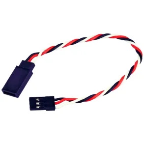 Servo forlngerledning UNI 15 cm. (Twisted)