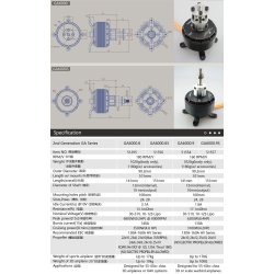 Dualsky GA6000 V2 brstels motor. Tages hjem p bestilling.
