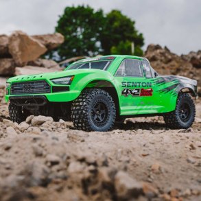 1/10 SENTON 4X2 BOOST MEGA 550 Brushed Short Course Truck RTR with Battery & Charger, Green