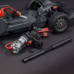 ARRMA 1/8 INFRACTION 4WD MEGA Resto-Mod Truck RTR, Red/Blue