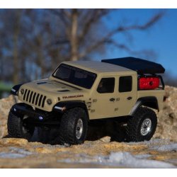 1/24 SCX24 Jeep JT Gladiator 4WD Rock Crawler Brushed RTR, Beige