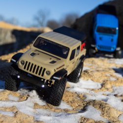 1/24 SCX24 Jeep JT Gladiator 4WD Rock Crawler Brushed RTR, Beige