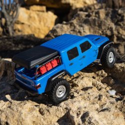 1/24 SCX24 Jeep JT Gladiator 4WD Rock Crawler Brushed RTR, Blue