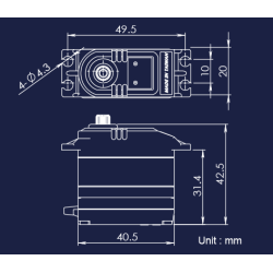 BMS-630MG, Super Strong servo.