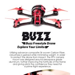 Buzz 2400KV ( 4S version ) Freestyle Racing Drone  (PNP).