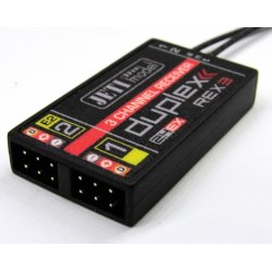 Jeti Duplex REX 3 modtager, 2,4 GHz.