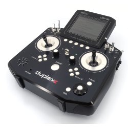 Jeti DS16-II sender, 2,4 GHz, Slvfarvet, Mode 2. BESTILLINGSVARE.