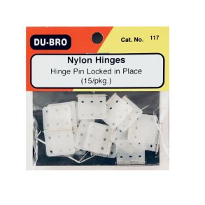 DU-BRO Nylon hngsler 16x28mm, 15 stk.