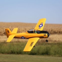 E-Flite T-28 Trojan 1.1m BNF Basic med AS3X og SAFE.