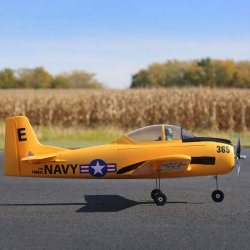E-Flite T-28 Trojan 1.1m BNF Basic med AS3X og SAFE.