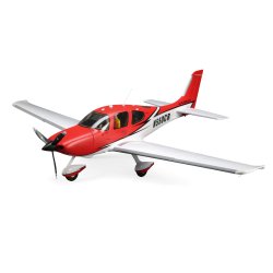 E-Flite Cirrus SR22T Rød 1,5meter, BNF Basic.