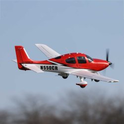 E-Flite Cirrus SR22T Rød 1,5meter, BNF Basic.