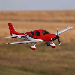 E-Flite Cirrus SR22T Rød 1,5meter, BNF Basic.