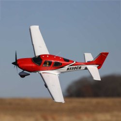 E-Flite Cirrus SR22T Rød 1,5meter, BNF Basic.