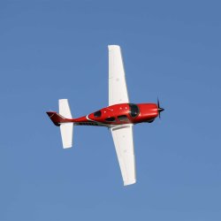 E-Flite Cirrus SR22T Rød 1,5meter, BNF Basic.