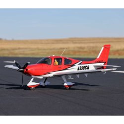 E-Flite Cirrus SR22T Rød 1,5meter, BNF Basic.