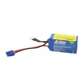 910mAh-6s 30C LiPo.