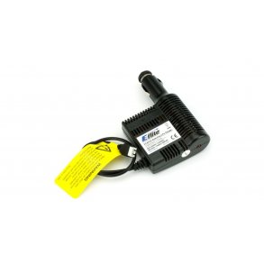 E-Flite lader/balancer for 2 celles LiPo, med cigartnderstik.