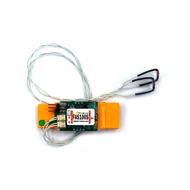 100 Ampere strømmåler sensor med XT90 stik fra FrSKY, S-Port.
