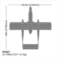OV-10 Bronco 20cc ARF, 84 with Landing Gear Set