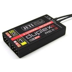 Jeti Duplex REX 3 modtager, 2,4 GHz.