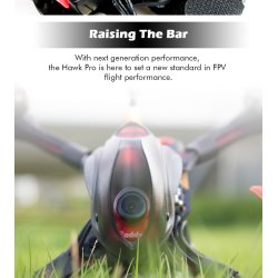 Hawk 5 Pro-2400KV til 5" propeller FPV Quadcopter (PNP).