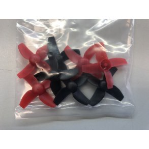 Propelst 8 stk. rde og sorte til Blade Inductrix FPV Plus.