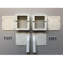 Vingemonteringsst til servo, 1 par.