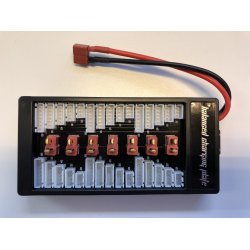 Parallel ladeprint med 6 stk. Deans stik