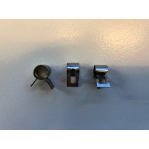 Klips til brndstofslange, 6mm, 2 stk.