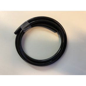 Bensinslange 3x6mm, 1 meter sort.