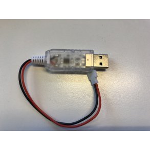 USB lader til QX70 multirotor.