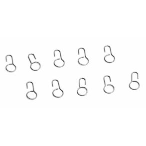 Stl Jib Tack krog til Dragon Force DF65 sejlbd, 10 stk.