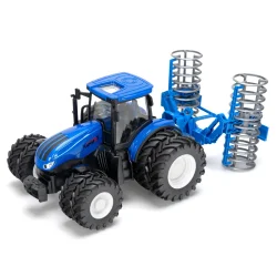 Tractor with double wheels and flattener RC RTR 1:24