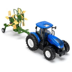 Tractor with haytedder RC RTR 1:24