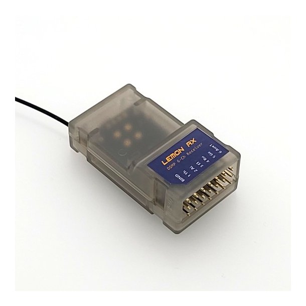 Lemon DSM2/DSMX Spektrum kompatibel 6-kanals modtager Endpin.