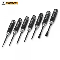 Mini Tool Set Hex &amp; Nut Drivers + Flat &amp; Cross 7-pak