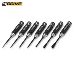 Mini Tool Set Hex &amp; Nut Drivers + Flat &amp; Cross 7-pak