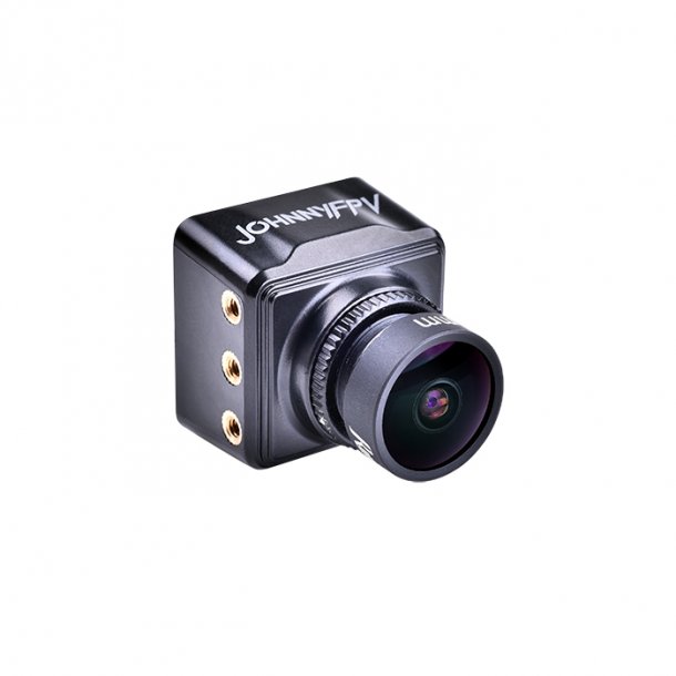 RunCam Swift Mini-2, 2,1 mm FPV kamera i sort plastikhus.