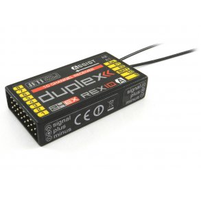 Jeti Duplex REX 10 Assist modtager, 2,4 GHz.