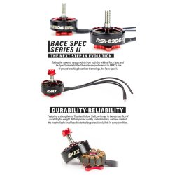 RSII 2206 Race Spec 2300KV, multirotor motor fra EMax.