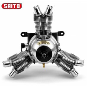 Saito FA-200R3 33cc 4-takt stjerne Metanolmotor.