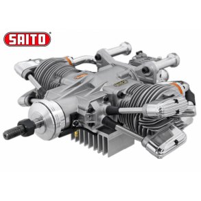 Saito FG-61TS 61cc 4-takt Bensin boksermotor.